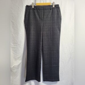 NEW-Hilary Radley Black/ Gray Strip Pull-up Pants, Size 10 (32)